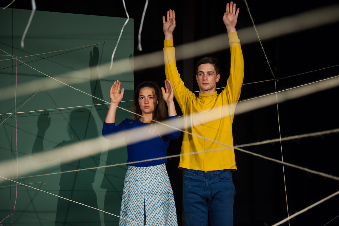 Gytha Parmentier and Roman Van Houtven in Us/Them, Adelaide Festival. Photo: supplied