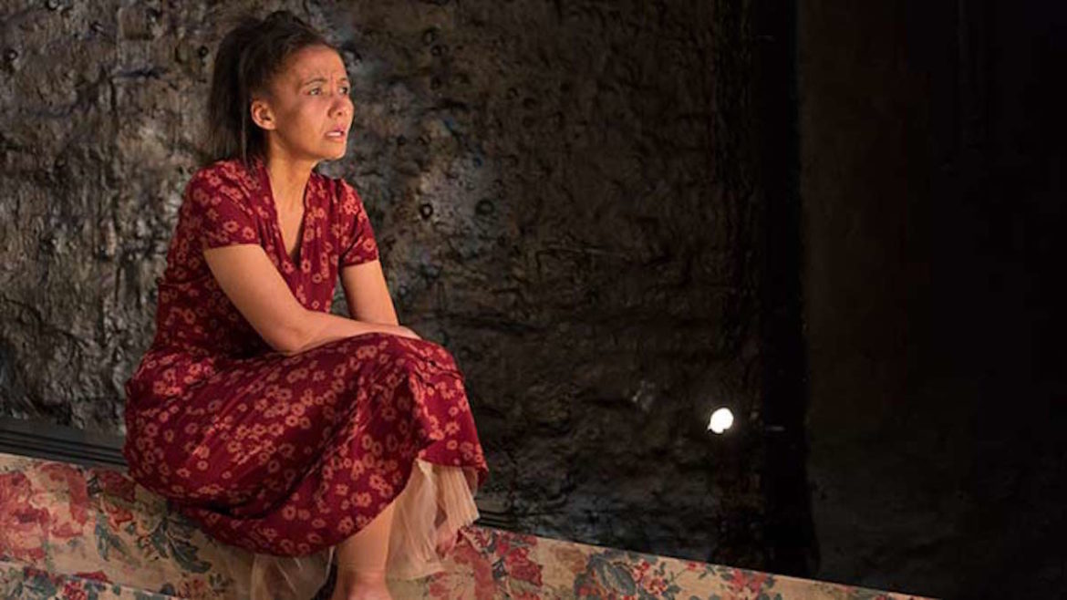 Paula Arundell in The Bledding Tree. Photo: Brett Boardman