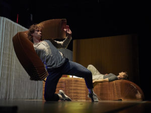 Harrison Ritchie-Jones and Alison Currie in Concrete Impermanence. Photo: Sam Roberts