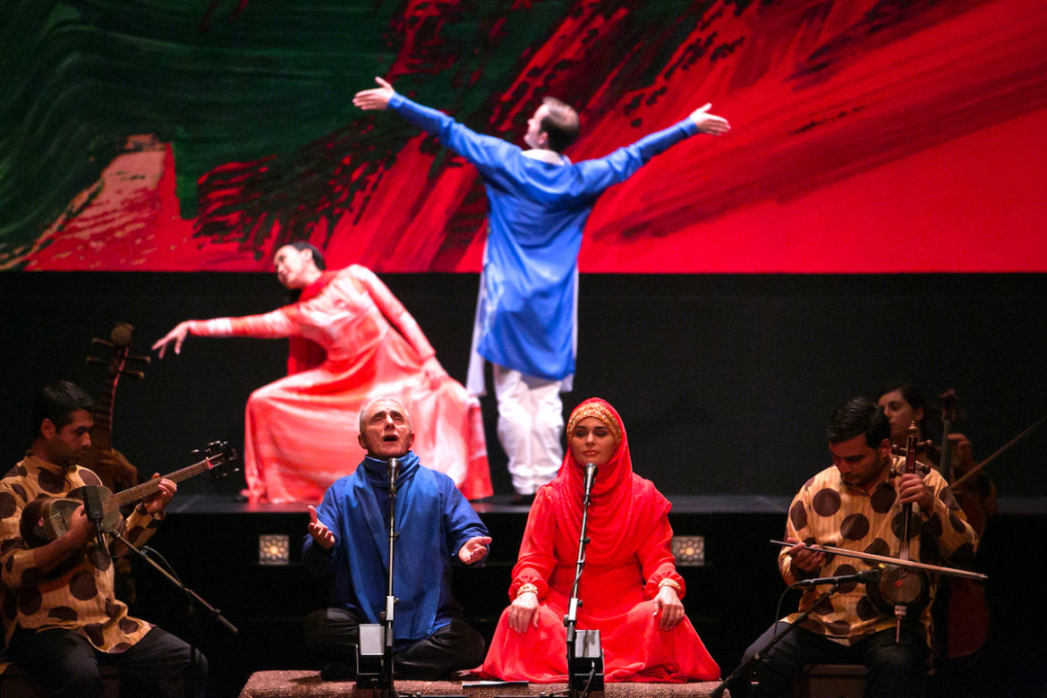 Alim Qasimov and Fargana Qasimova in Layla and Majnun. Photo: Beowulf Sheehan