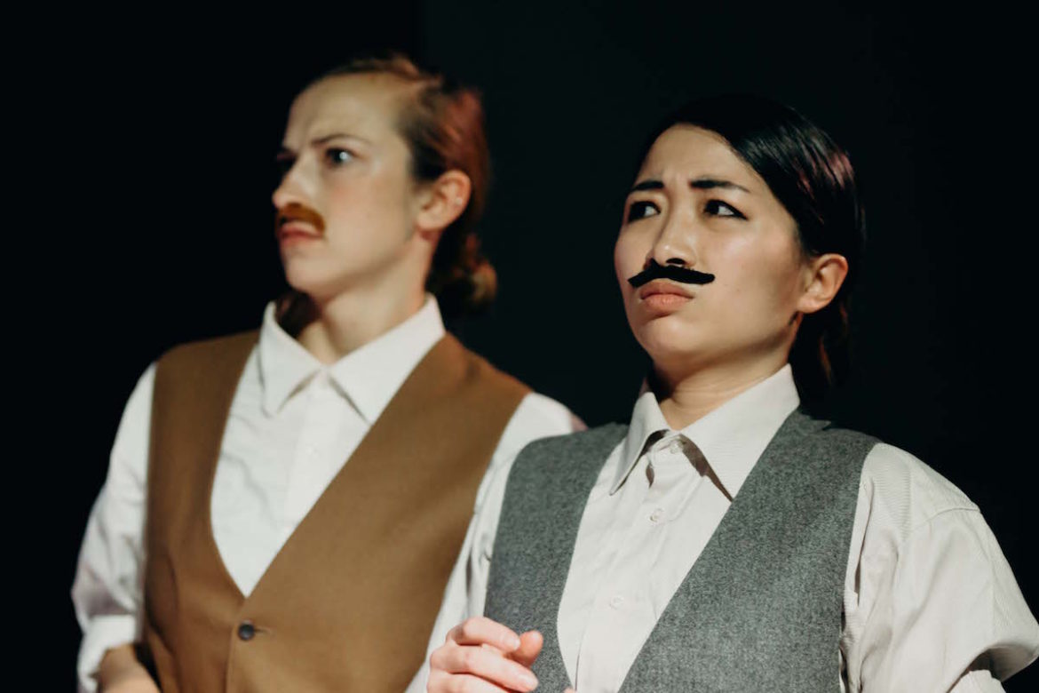 Aimee Marich and Lansy Feng in Ophelia Thinks Harder. Photo: Jack Dixon-Gunn