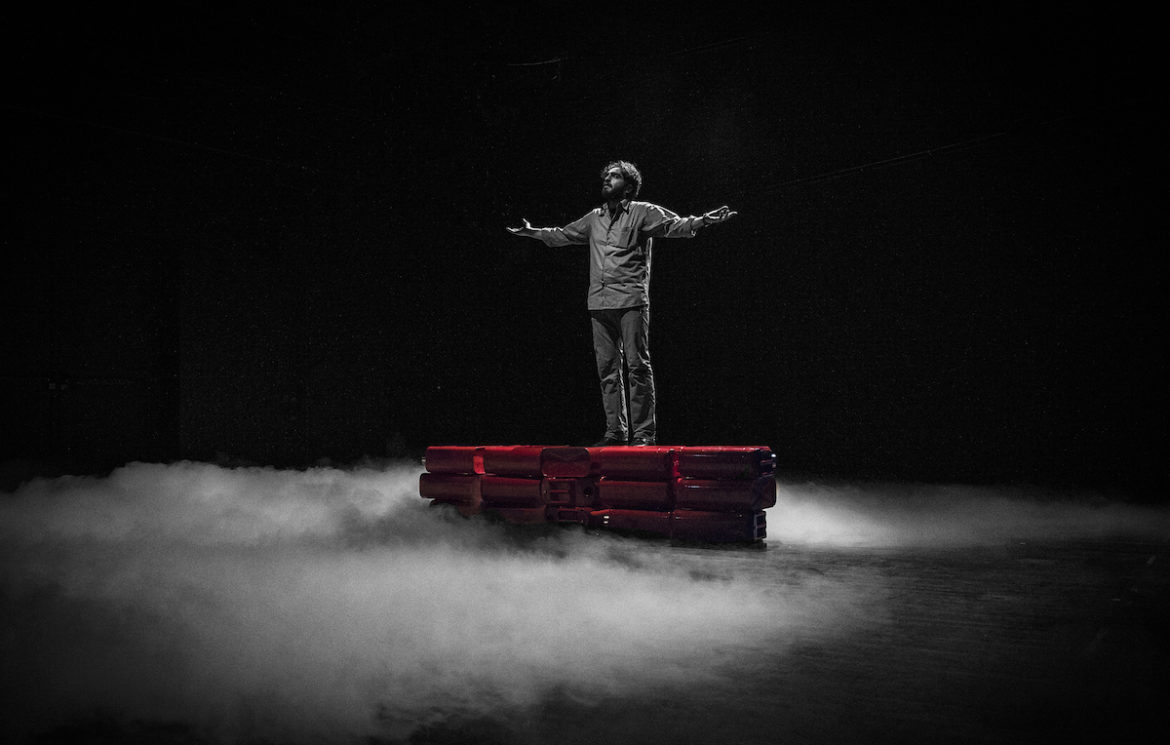 Verbatim Theatre Groups' Manus. Photo: Mohammad Sadegh Zarjouyan