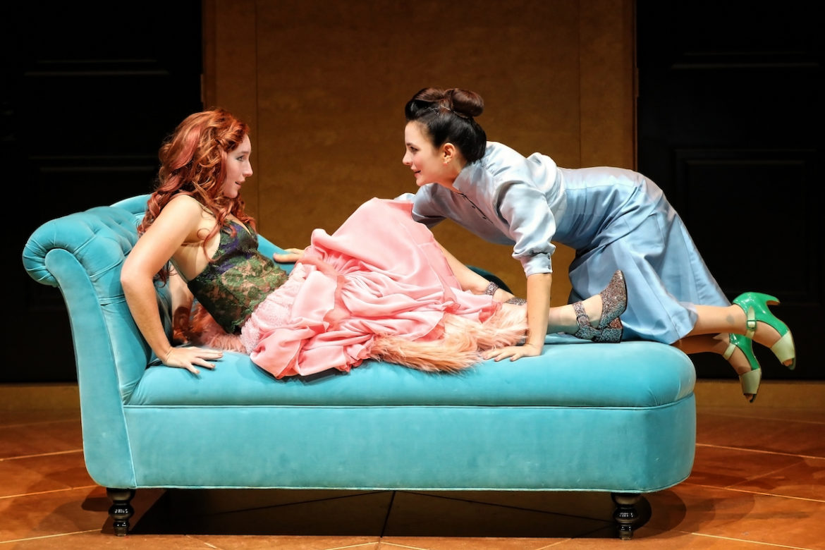 Harriet Gordon-Anderson and Jessica Tovey in The Miser. Photo: Prudence Upton
